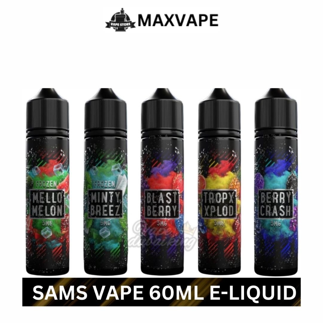 Sams Vape 60ml E-liquid 12mg Sams Vape 60ml E-liquid 12mg