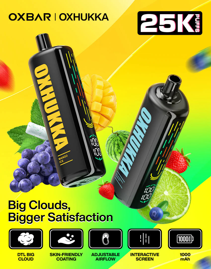 oxbar-oxbar-oxhukka-25k-puffs-disposable OXBAR OXHUKKA Shisha 25000puffs - Image 1
